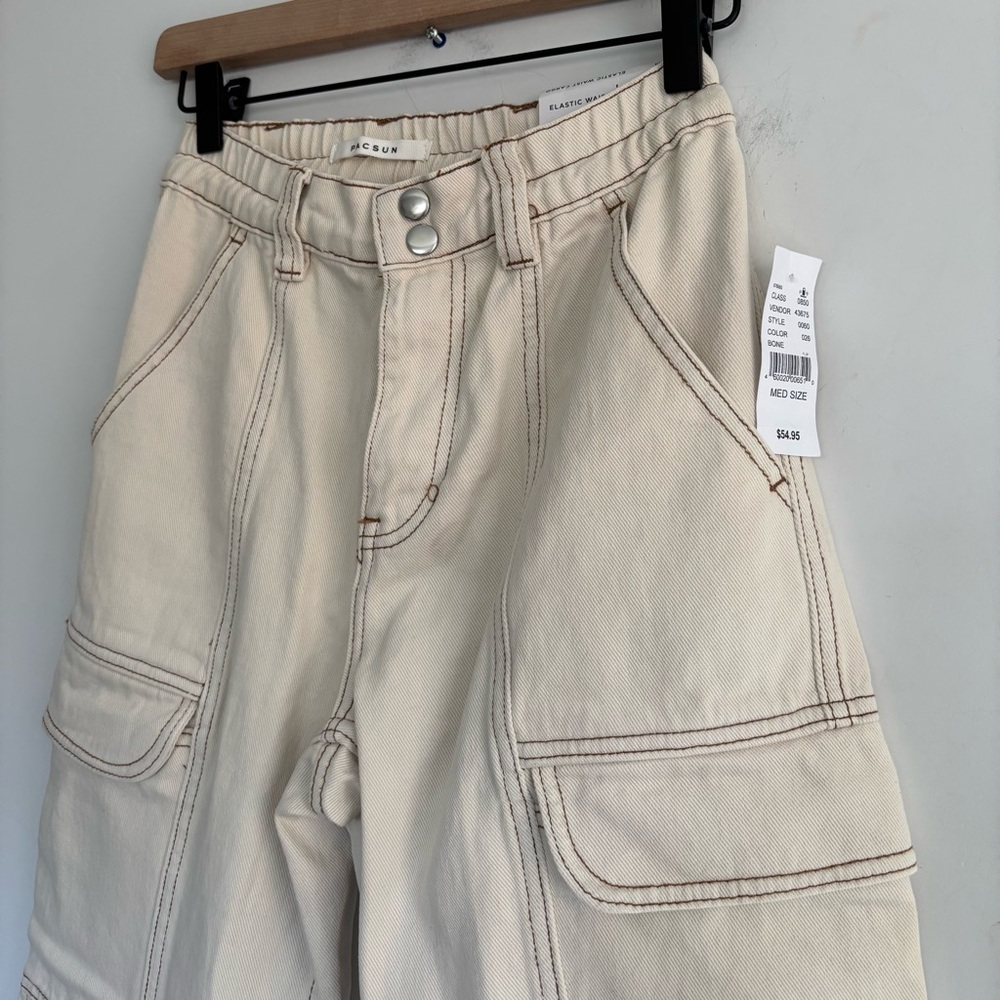 PacSun NWT High Waisted Elastic Cargo Pants